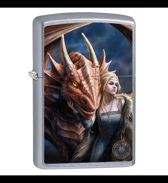 Anne Stokes Woman/Dragon Zippo