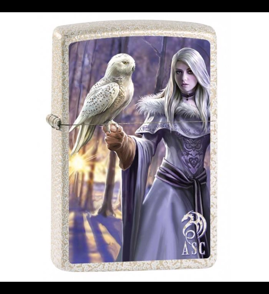 Anne Stokes Woman/Owl Zippo Lighter