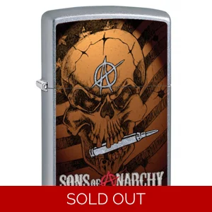 S.O.A. Skull & Bullets Zippo Lighter