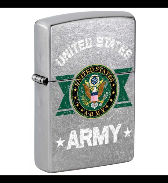 U.S. Army Street Chrome Zippo