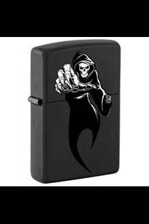 Black Ghost Horror Zippo