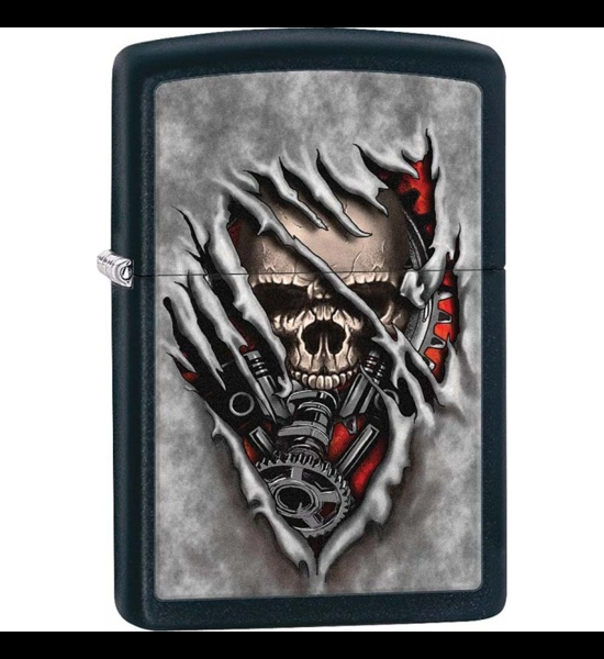 Steam Punk Skull Zippo Lighter