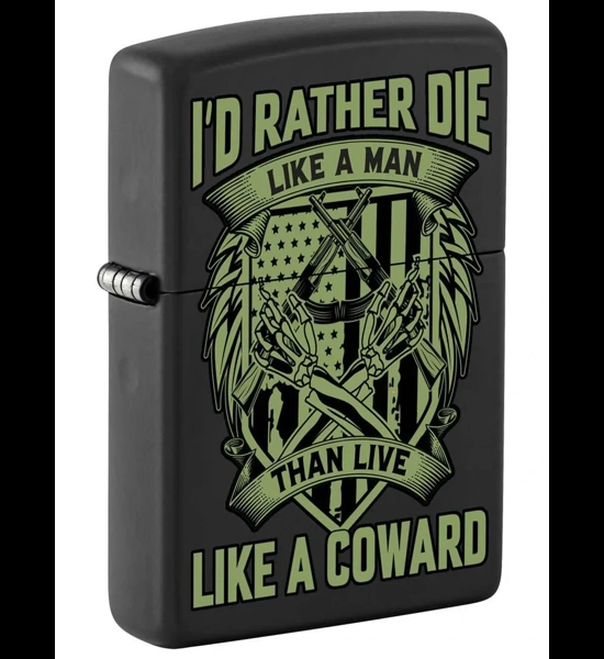 Die Like A Man Zippo Lighter