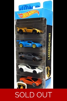 Hot Wheels Lamborghini 5 Pack