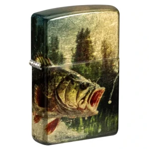 Bass Fish Out Of Water 540 Fusion Zippo Lighter