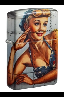 Nose Art Pin-Up Girl 540 Color Zippo Lighter