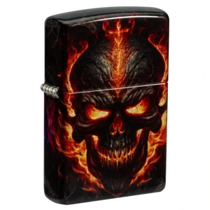 Flaming Skull 540 Fusion Zippo Lighter