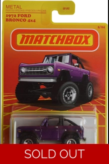 Matchbox 1972 Ford Bronco 4x4