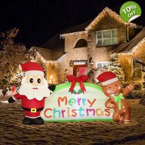 8 FT Long / 4 FT Tall Christmas Inflatable