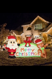 8 FT Long / 4 FT Tall Christmas Inflatable