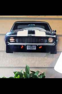 1969 Camaro Front Bumper Metal Sign