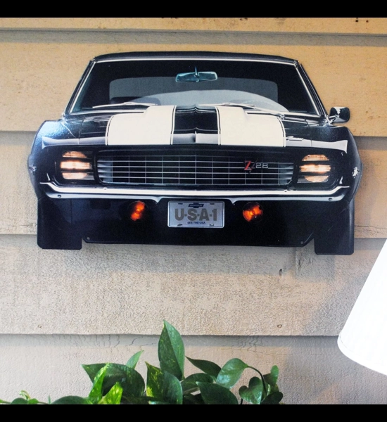 1969 Camaro Front Bumper Metal Sign