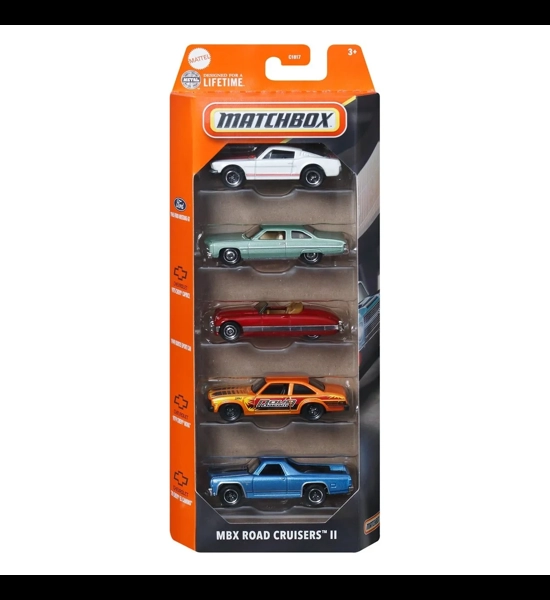 Matchbox MBX Road Cruisers II 5 PC Set