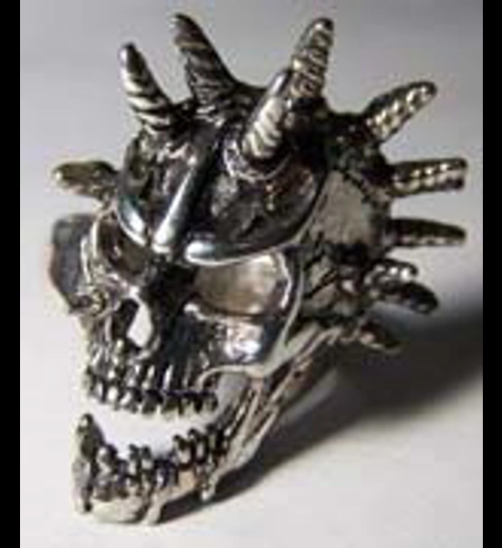 Skull W/Spikes Ring - SZ 12