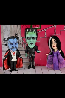 NECA Rob Zombie- The Munsters Little Big Head 3 PK