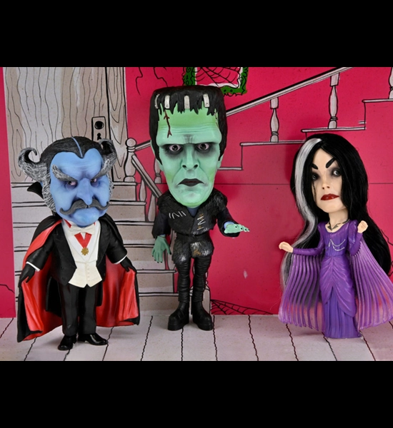 NECA Rob Zombie- The Munsters Little Big Head 3 PK