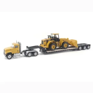 CAT CT681 Lowboy W/CAT 950G Wheel Loader 1/87 Diecast