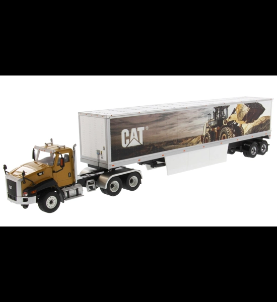 CAT CT660 Day Cab W/Dry Van Trailer 1/50 Diecast