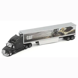 Peterbilt 579 Loft Tractor W/CAT Mural Trailer 1/50 Diecast