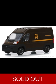 UPS Dodge Ram ProMaster 2500 Cargo Van 1/43 Diec..