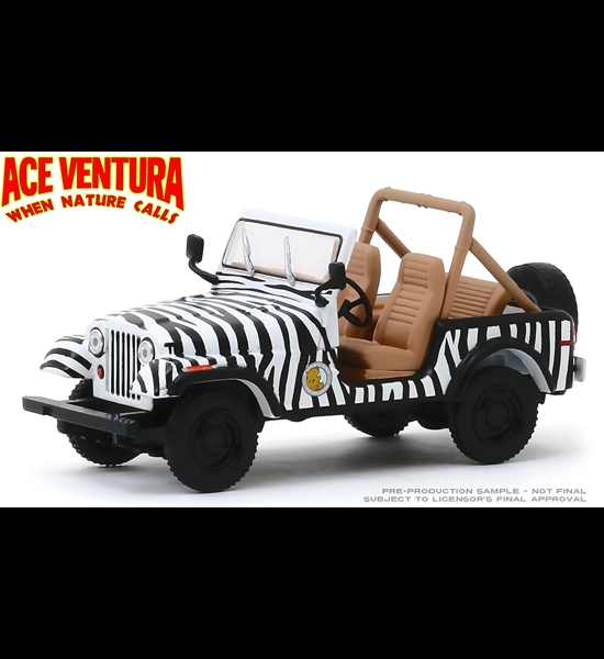 Ace Ventura When Nature Calls 1976 Jeep CJ-7 1/43 Diecast