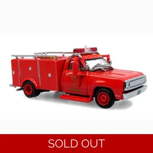 L.A. County Fire Dept. 1974 Dodge 300 Rescue Unit 1/87 Diecast