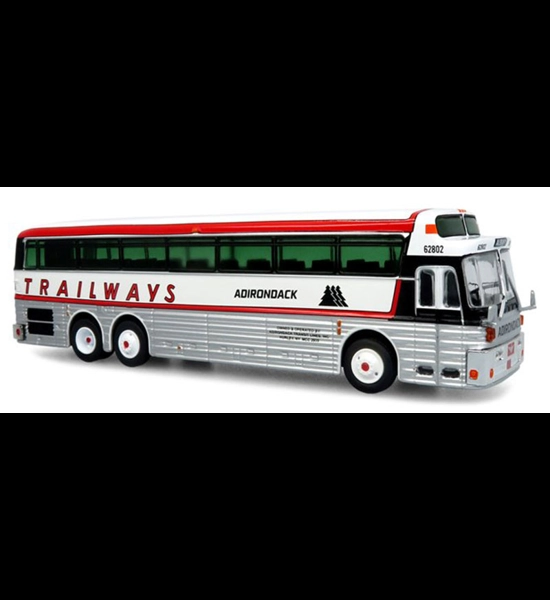 Adirondack Trailways 1969 Eagle Coach Bus 1/87 Diecast