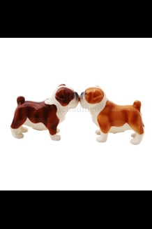 Bulldogs Magnetic Salt & Pepper Shakers