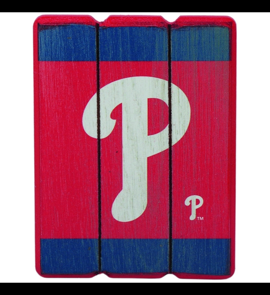 Philadelphia Phillies Wood Planked Magnet