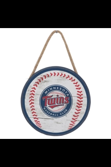 Minnesota Twins Wood Hanging Sign