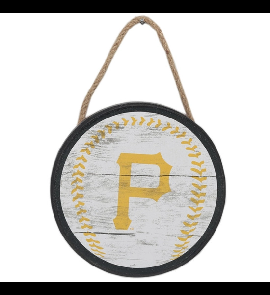 Pittsburgh Pirates Wood Hanging Sign