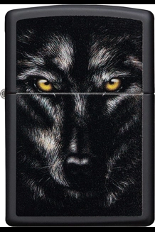 Wolf Face Zippo Lighter