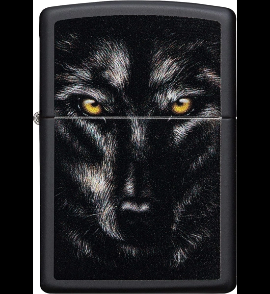 Wolf Face Zippo Lighter