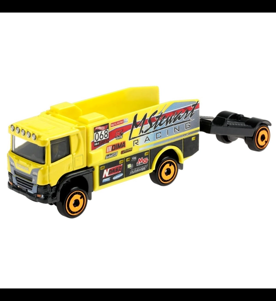 Hot Wheels Scania Rally YELLOW Track Truck
