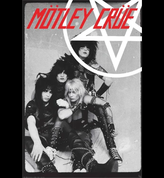 Motley Crue Pentangle Poster 24"x36"