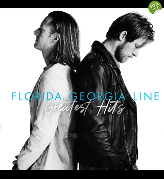 Florida Georgia Line Greatest Hits 2X Clear Vinyl LP's