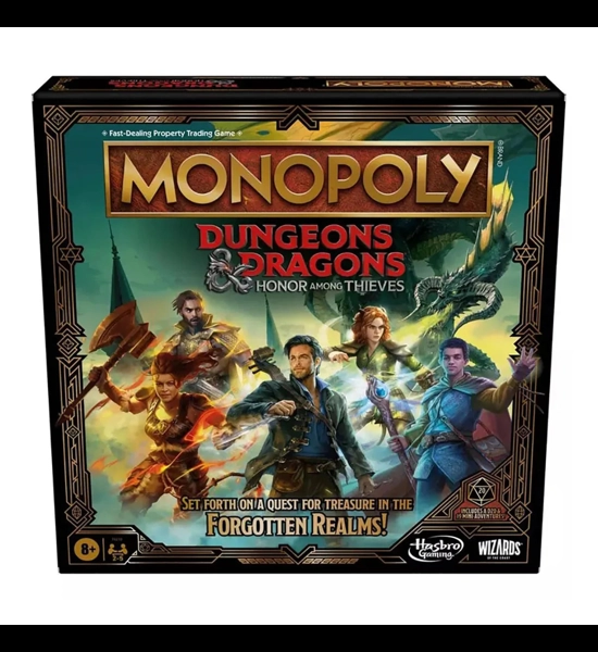 Dungeons & Dragons Honor Among Thieves Monopoly Board Game