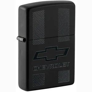 Chevrolet Black Matte Logo Zippo Lighter