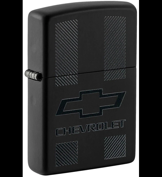 Chevrolet Black Matte Logo Zippo Lighter