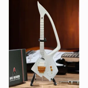 Axe Heaven Prince White Auerswald Model C Guitar Replica