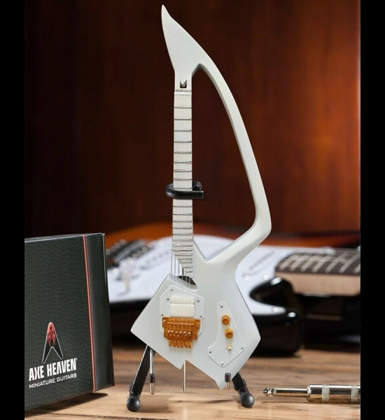 Axe Heaven Prince White Auerswald Model C Guitar Replica