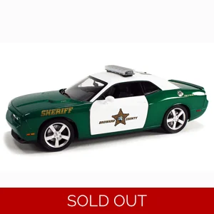 Acme Broward County Sheriff '09 Dodge Challenger R/T 1/18 Diecast