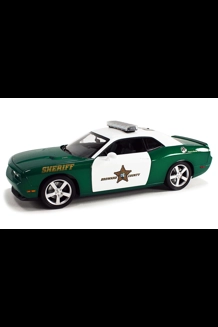 Acme Broward County Sheriff '09 Dodge Challenger R/T 1/18 Diecast