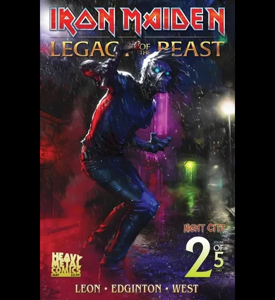 Iron Maiden Legacy Of The Beast - Night City Issue 2 Comic Book