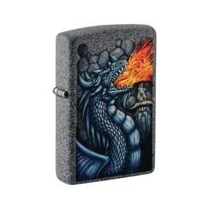 Fire Breathing Dragon Iron Stone Zippo Lighter