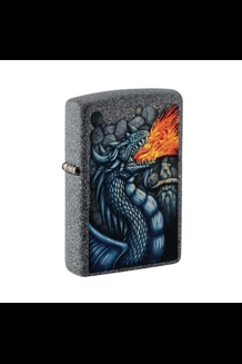 Fire Breathing Dragon Iron Stone Zippo Lighter