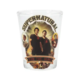 Supernatural Join The Hunt Shot Glass