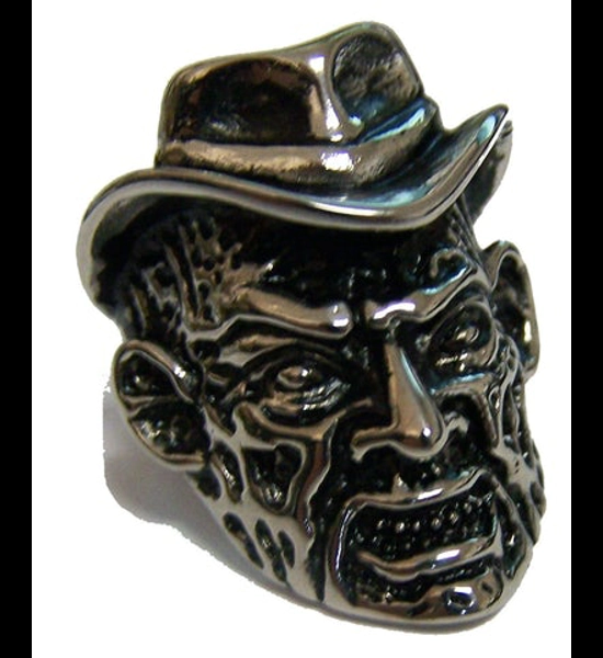 Freddy W/Hat Stainless Steel Ring