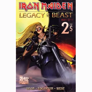 Iron Maiden Legacy Of The Beast Night City - 2 Of 5 CVR B Comic