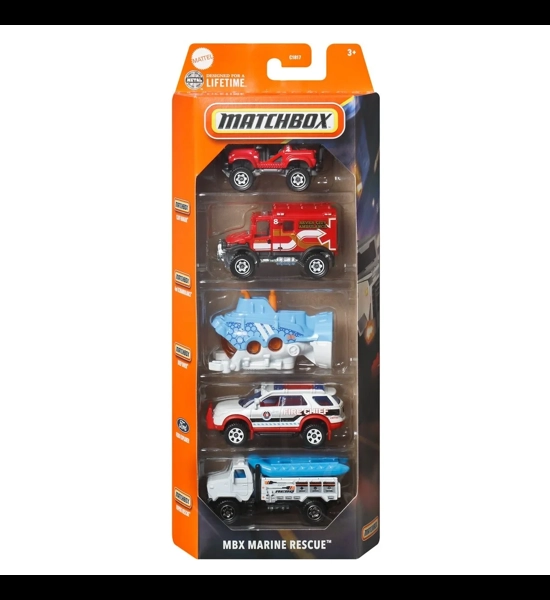 Matchbox MBX Marine Rescue 5 PC Set